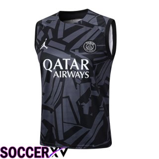 Paris PSG Soccer Vest Black 2023/2024