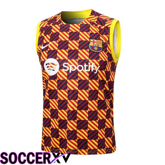 FC Barcelona Soccer Vest Yellow 2023/2024