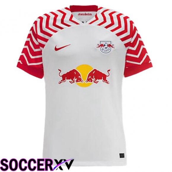 RB Leipzig Soccer Jersey Home White 2023/2024