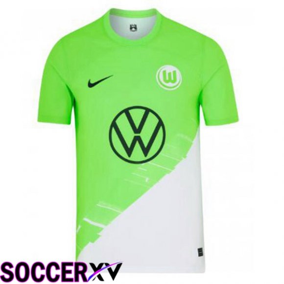 Vfl Wolfsburg Soccer Jersey Home Green 2023/2024