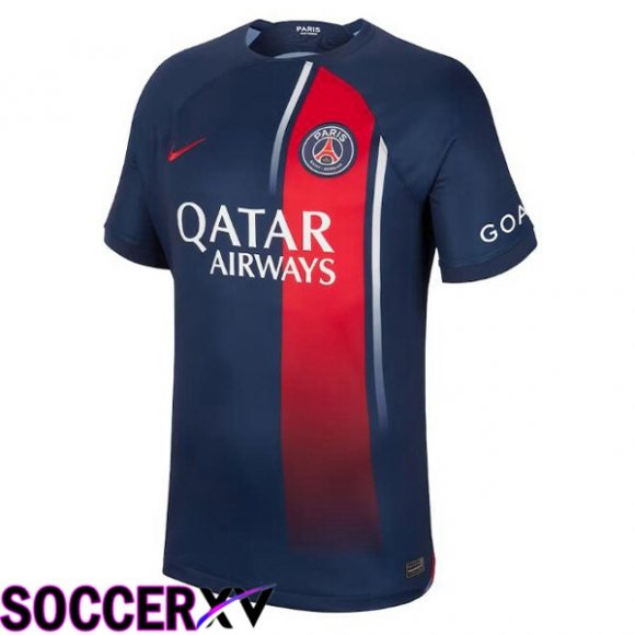 Paris PSG Soccer Jersey Home Royal Bluee 2023/2024