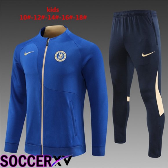 FC Chelsea Kids Training Jacket Suit Blue 2023/2024