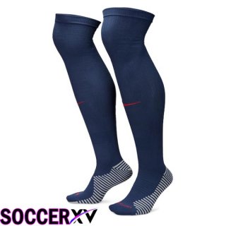 Paris PSG Soccer Socks Home Royal Bluee 2023/2024