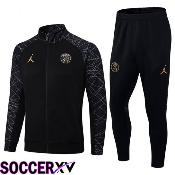 Paris PSG Training Jacket Suit Black 2023/2024