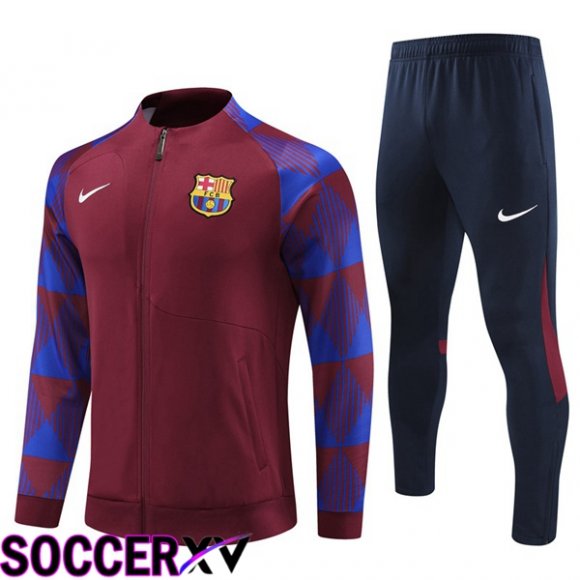 FC Barcelona Training Jacket Suit Red 2023/2024