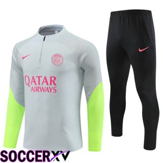 Paris PSG Training Tracksuit Suit Grey 2023/2024