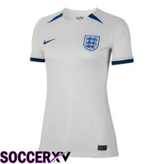 England Womens Soccer Jersey Home White 2023/2024