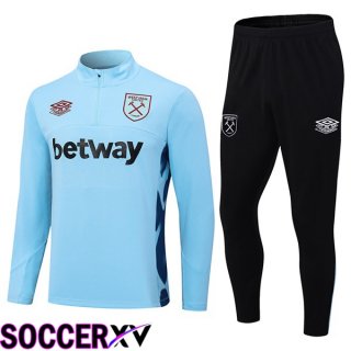 West Ham Training Tracksuit Suit Blue 2023/2024