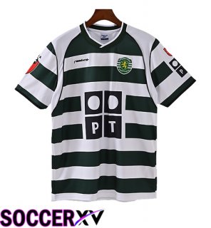 Soccer Jersey Sporting CP Retro Home 2001/2003