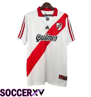 River Plate Retro Home Soccer Jersey White 1998-1999