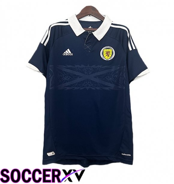 Scotland Retro Home Soccer Jersey Blue Royal 2012-2014