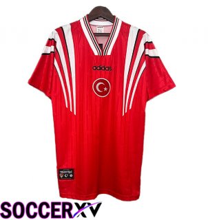 Türkiye Retro Home Soccer Jersey Red 1996