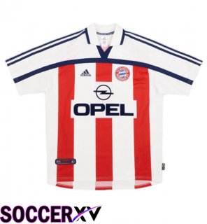 Soccer Jersey Bayern Munich Retro Away White 2000-2002