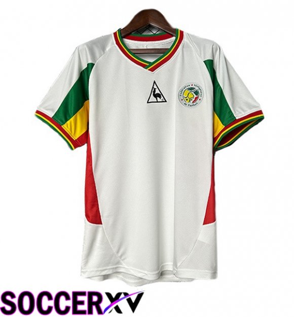 Soccer Jersey Senegal Retro Home White 2002