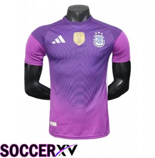 Argentinae Goalkeeper Soccer Jersey Purple 2025 2026