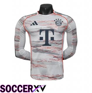 Bayern Munich Away Soccer Jersey Long sleeve 2025 2026