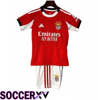 Benfica Kids Home Soccer Jersey 2025 2026