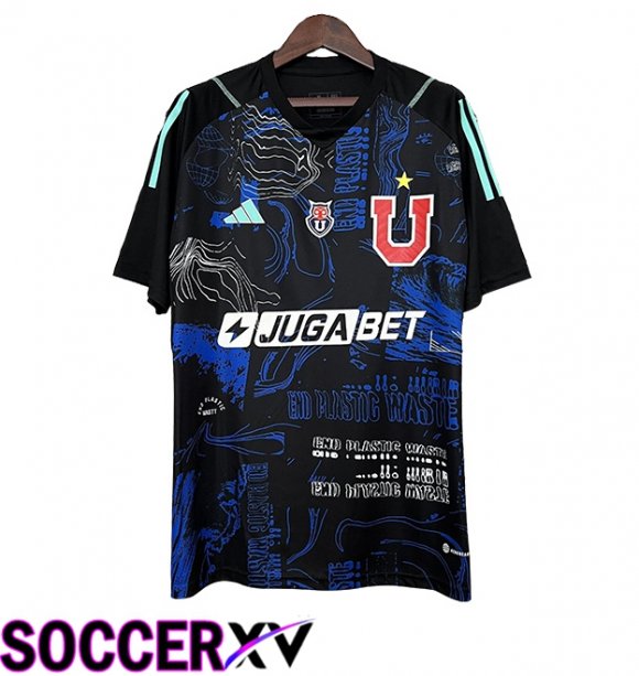 Universidad De Chile Goalkeeper Soccer Jersey Black 2024/2025