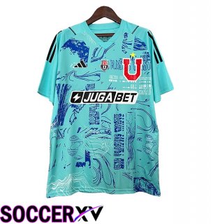 Universidad De Chile Goalkeeper Soccer Jersey Light Blue 2024/2025