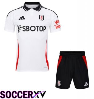 Fulham Kids Home New Soccer Jersey 2024/2025