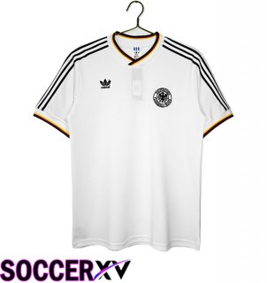 Germany Retro Home Soccer Jersey 1986