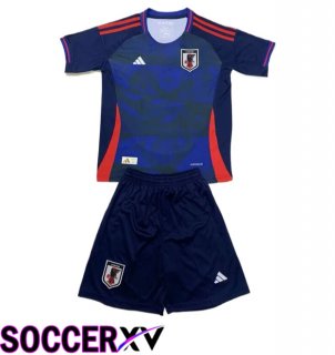 Japan Kids Soccer Jersey Special Edition Navy blue 2024/2025