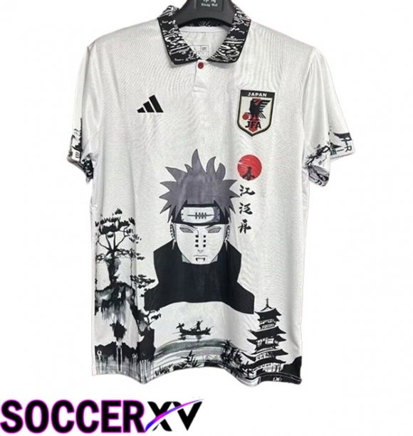 Japan Soccer Jersey Special Edition Naruto White 2024/2025