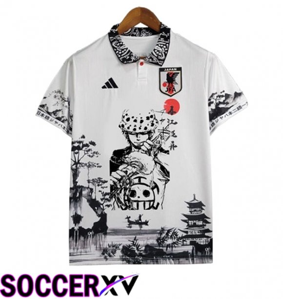 Japan Soccer Jersey Special Edition White/Black 2024/2025