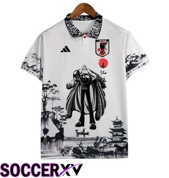 Japan Soccer Jersey Special Edition White/Black 2024/2025