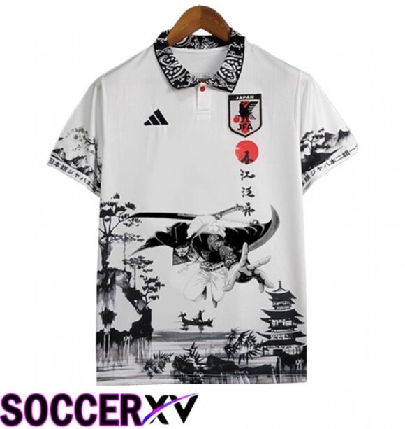 Japan Soccer Jersey Special Edition White/Black 2024/2025