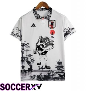 Japan Soccer Jersey Special Edition White/Black 2024/2025