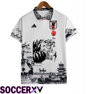 Japan Soccer Jersey Special Edition White/Black 2024/2025