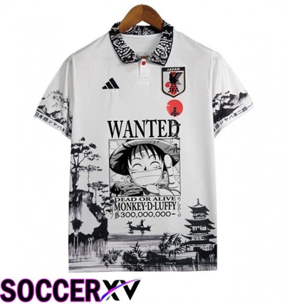 Japan Soccer Jersey Special Edition White/Black 2024/2025