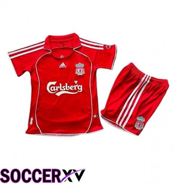 FC Liverpool Retro Kids Home Soccer Jersey 2006/2008