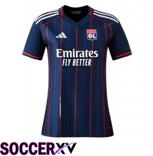 lyon Women Away Soccer Jersey 2025 2026