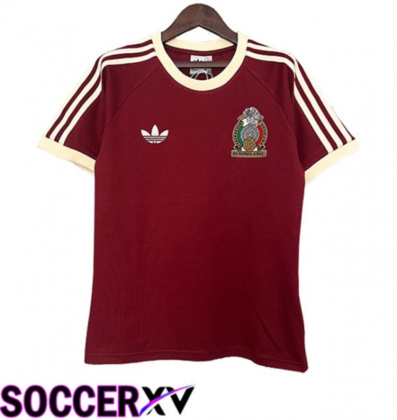 Mexico Retro Soccer Jersey Special Edition Red