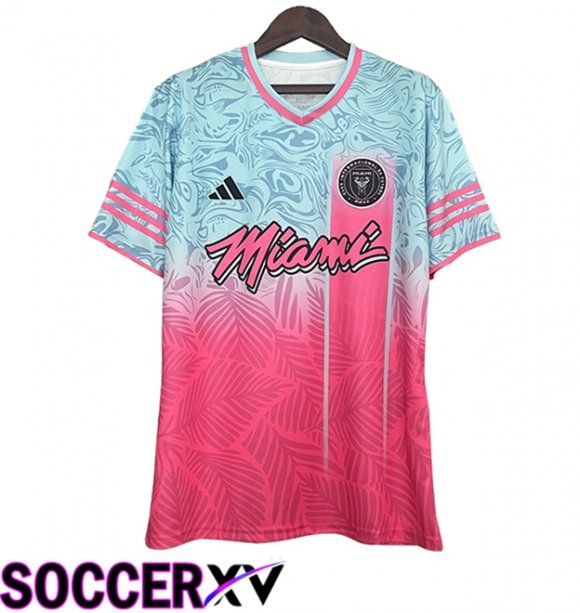 Inter Miami CF Soccer Jersey Special Edition Pink/Blue 2024/2025