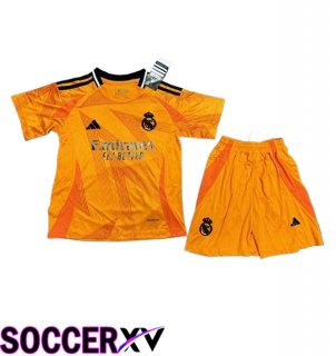 Real Madrid Kids Away Soccer Jersey 2024/2025