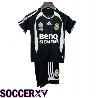 Real Madrid Retro Kids Away Soccer Jersey 2006 2007
