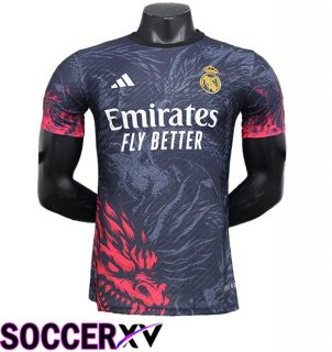 Real Madrid Soccer Jersey Special Edition Black/Red 2024/2025