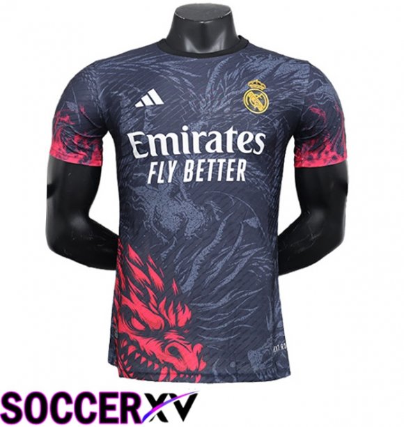 Real Madrid Soccer Jersey Special Edition Black/Red 2024/2025