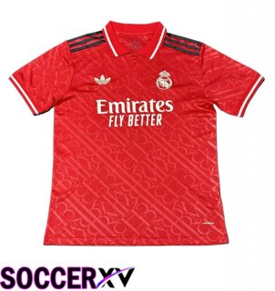 Real Madrid Soccer Jersey Special Edition Red 2024/2025