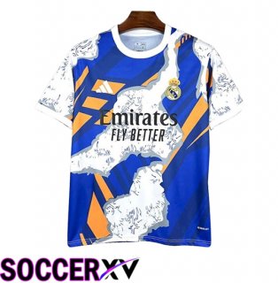 Real Madrid Soccer Jersey Special Edition Blue White 2025 2026