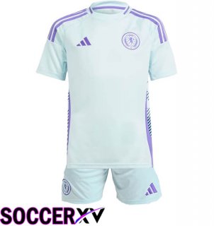 Scotland Kids Away Soccer Jersey UEFA Euro 2024