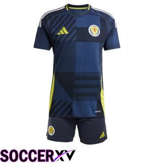 Scotland Kids Home Soccer Jersey UEFA Euro 2024