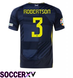 Scotland (Robertson 3) Home Soccer Jersey UEFA Euro 2024