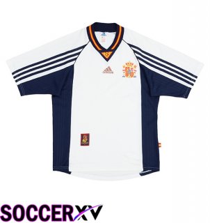 Spain Retro Away Soccer Jersey 1998