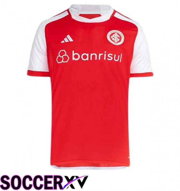 SC Internacional Home Soccer Jersey Red 2024/2025