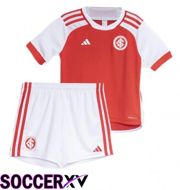 SC Internacional Kids Home Soccer Jersey Red 2024/2025