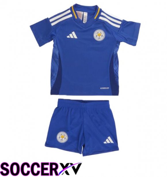 Leicester City Kids Home Soccer Jersey Blue 2024/2025